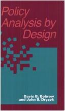 Policy Analysis by Design