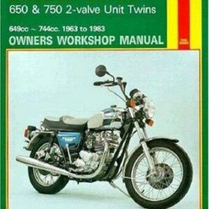 Triumph 650 and 750 2-Valve Twins Owners Workshop Manual, No. 122