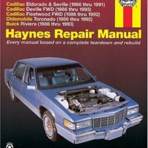 GM Cadillac El Dorado, Seville, Deville, Buick Riviera and Oldsmobile Toronado, 1986-1993