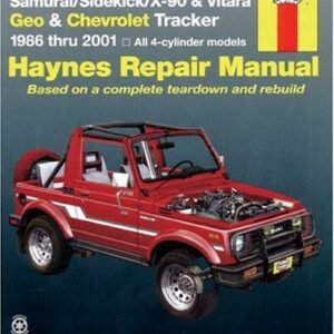 Suzuki Samurai/Sidekick/X-90 & Vitara, Geo & Chevrolet Tracker 1986 thru 2001
