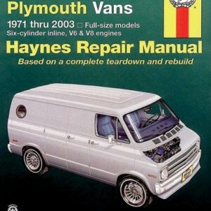 Dodge & Plymouth Vans 1971 thru 2003 Full-size models in-line 6, V6 & V8 engines