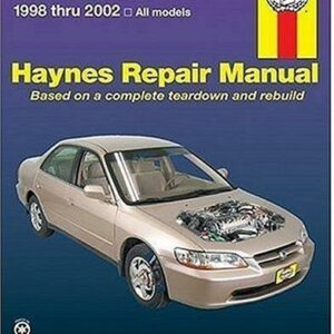 Honda Accord 1998 thru 2002 Haynes Repair Manual