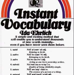 Instant Vocabulary