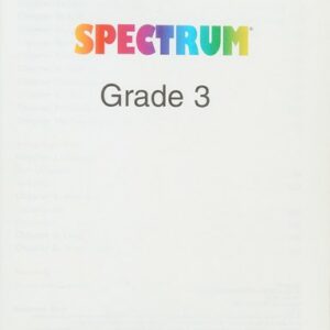 Spectrum Math Workbook, Grade 3