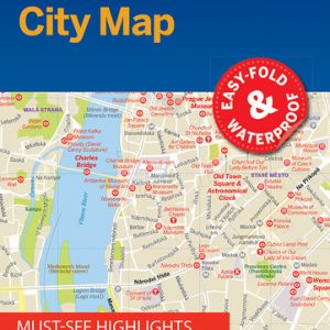 Lonely Planet Prague City Map book cover