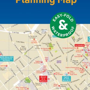 Lonely Planet Barcelona City Map book cover