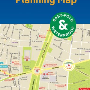Lonely Planet Madrid City Map book cover