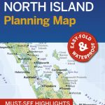 Lonely Planet New Zealand's North Island Planning Map book cover