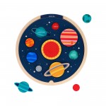 Multi-Language Solar System Wooden Tray Puzzle book cover