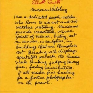 Elliott Erwitt; Museum Watching book cover