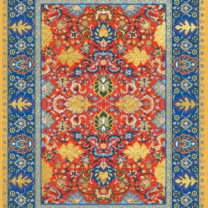 Red Pattern Journal book cover