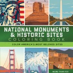 National Monuments & Historic Sites Coloring Book book cover