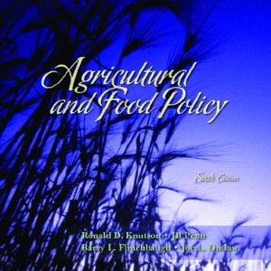 Agricultural and Food Policy book cover
