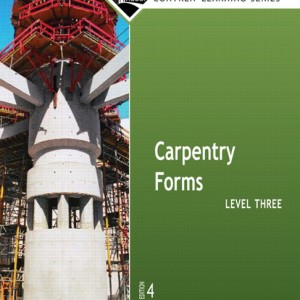 Carpentry Forms Level 3 Trainee Guide, Looseleaf book cover
