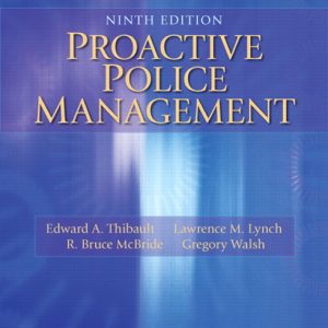 Proactive Police Management book cover