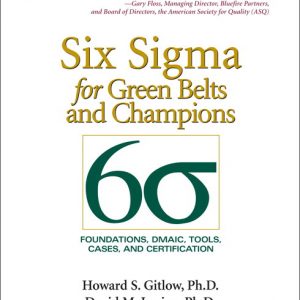Six Sigma for Green Belts and Champions book cover