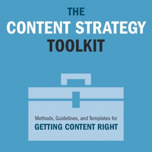 Content Strategy Toolkit, The book cover