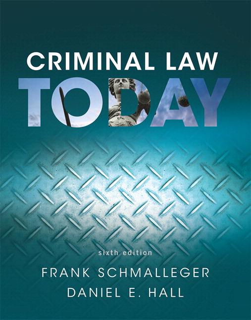 Criminal Law Today book cover