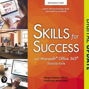 Skills for Success with Microsoft Office 2019 Introductory book cover