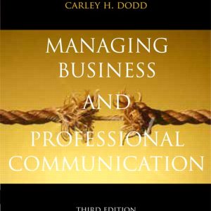 Managing Business & Professional Communication book cover