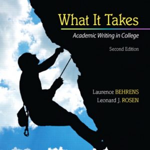 What it Takes book cover