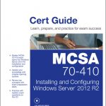 MCSA 70-410 Cert Guide R2 book cover