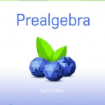 Prealgebra book cover