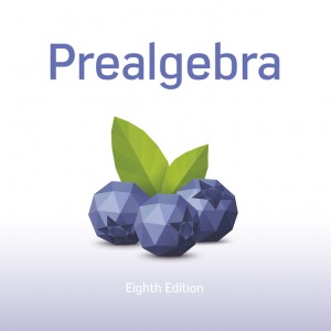 Prealgebra book cover