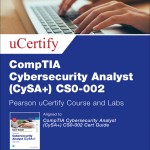 CompTIA Cybersecurity Analyst (CySA+) CS0-002 Cert Guide Pearson uCertify Course and Labs Access Code Card book cover