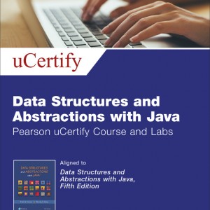 Data Structures and Abstractions with Java Pearson uCertify Course and Labs Access Code Card book cover