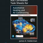 ASE Correlated Task Sheets for Automotive Heating and Air Conditioning book cover