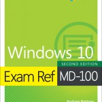 Exam Ref MD-100 Windows 10 book cover