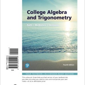 College Algebra and Trigonometry book cover