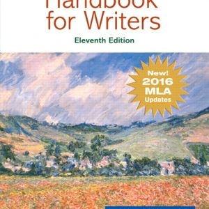 Simon & Schuster Handbook for Writers, MLA Update Edition book cover