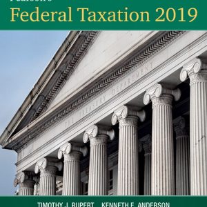 Pearson's Federal Taxation 2019 Comprehensive book cover