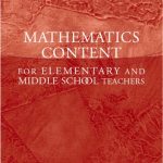 Mathematics Content for Elementary and Middle School Teachers book cover