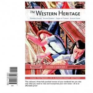 The Western Heritage, Volume 2, Books a la Carte Edition book cover