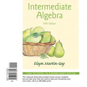 Intermediate Algebra book cover