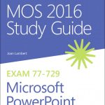 MOS 2016 Study Guide for Microsoft PowerPoint book cover